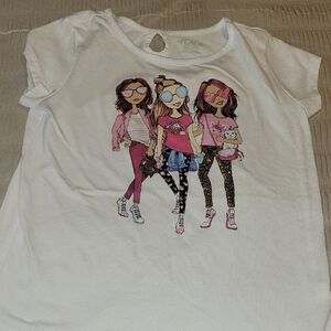 The Children's Place White Tee with Fashionable Graphic